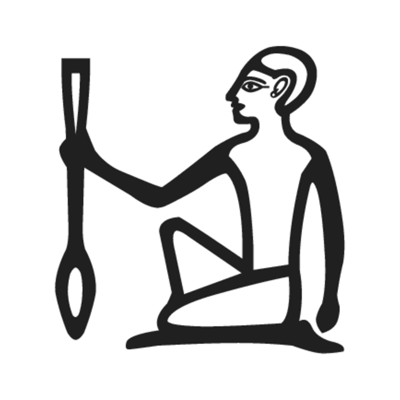 A10 — Homme tenant un aviron
