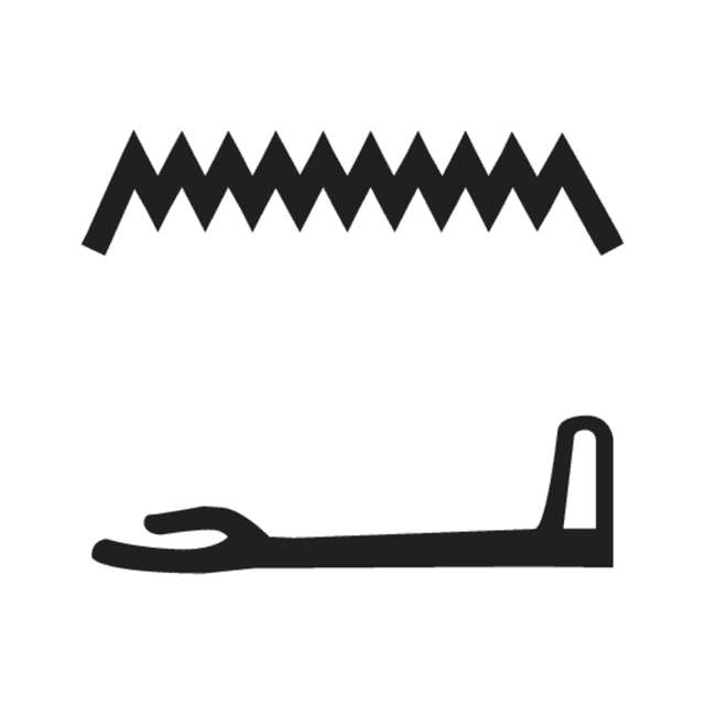 N35 D36 — hiéroglyphe