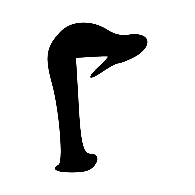 R8 — Bâton enveloppé d'un tissu, symbole de la divinité