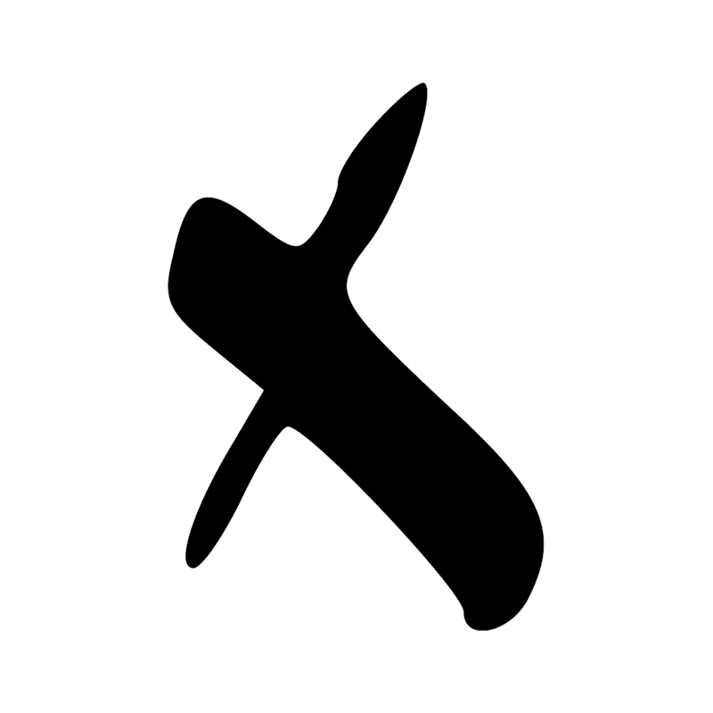 Z9 — Deux batons entrecroisés