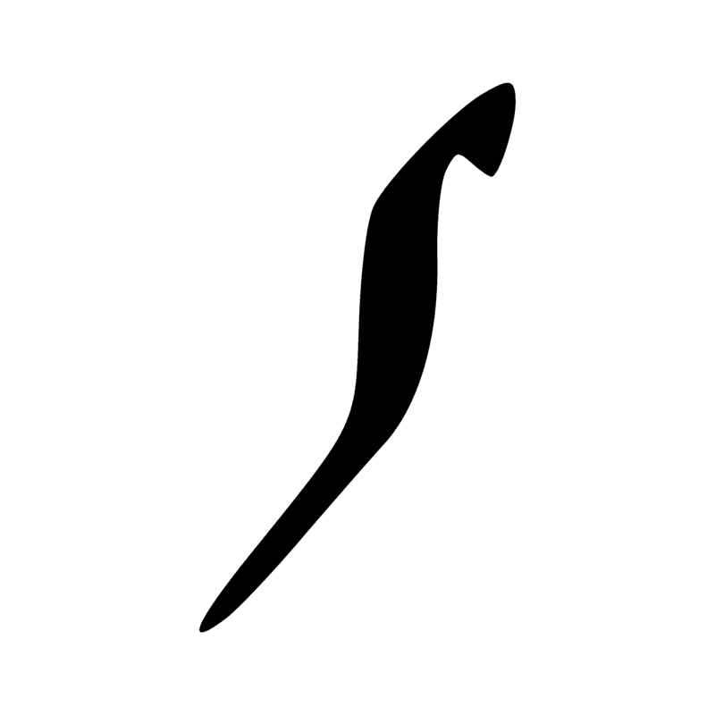 D13 — 1- Sourcil, sourcil de l'oeil Oudjat; 2- ligne courbe