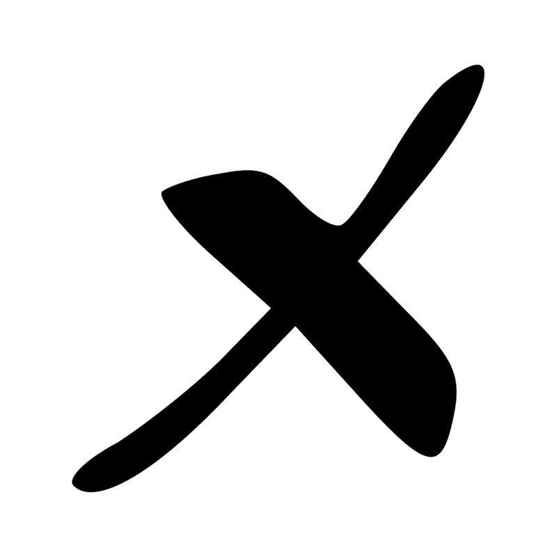 Z9 — Deux batons entrecroisés