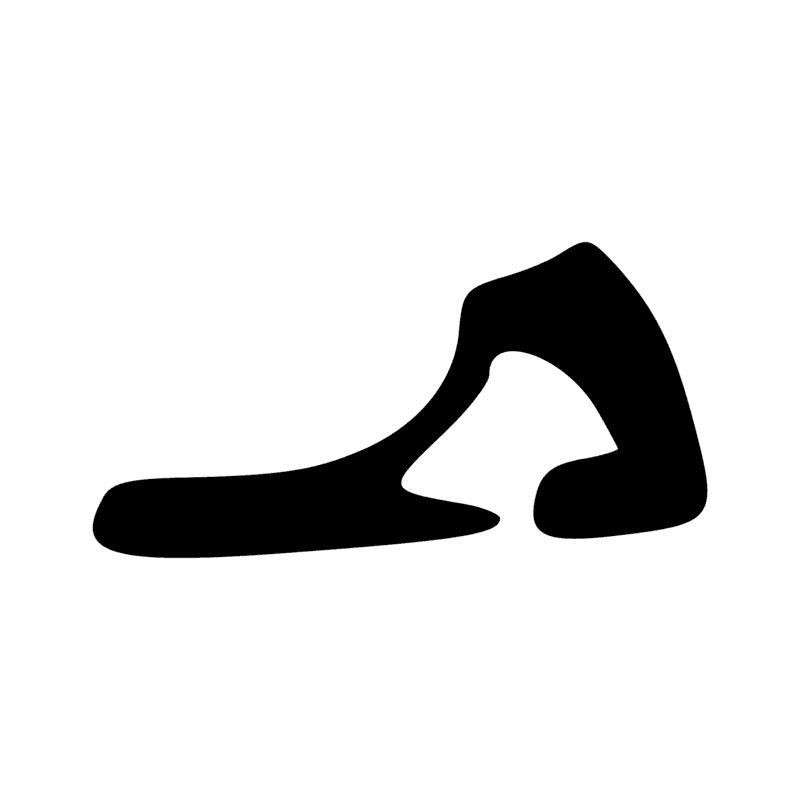 D55 — jambes reculant
