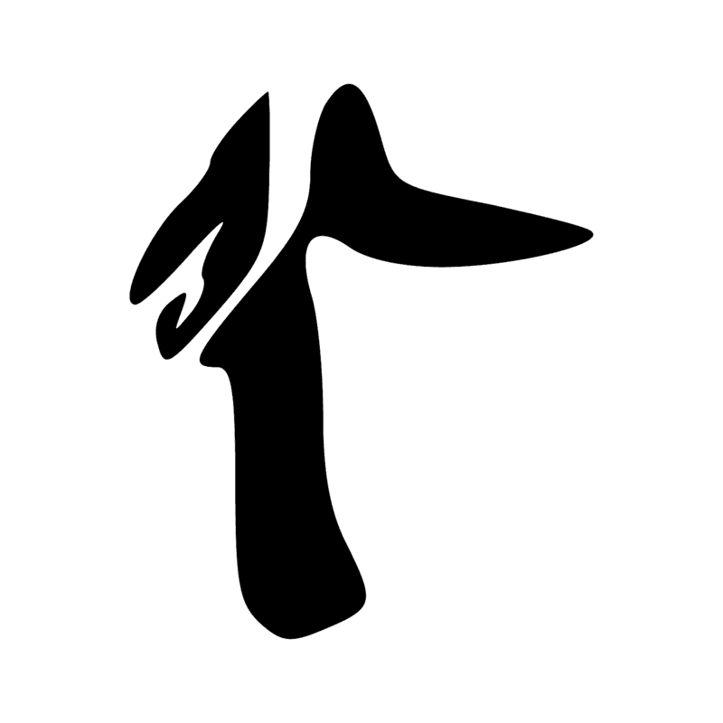 F12 — Tête et cou de canidé