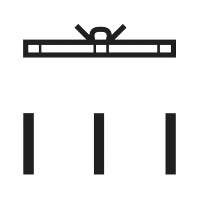 Y1 Z2 — hiéroglyphe