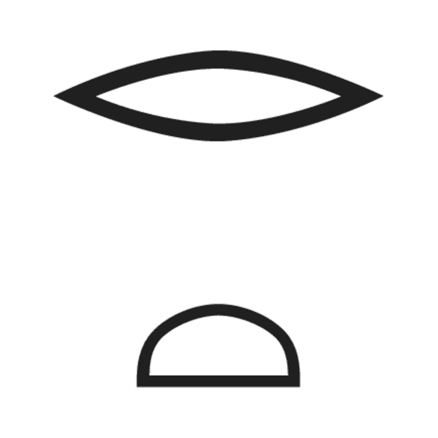 D21 X1 — hiéroglyphe