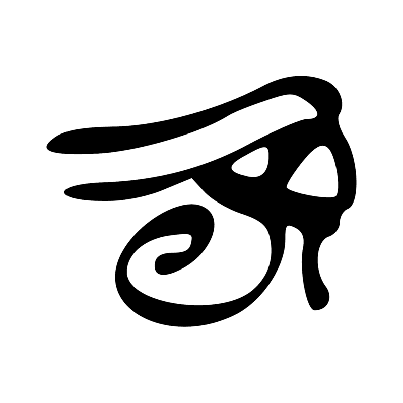D10 — Oeil oudjat (oeil humain avec les marques d'un oeil de faucon)